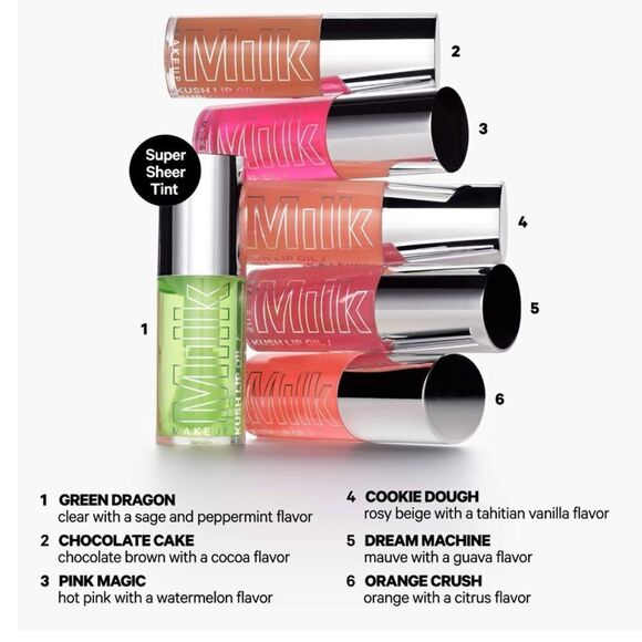 🌻 MILK MAKEUP Pink Magic Watermelon Hydrating Sheer Lip Oil New Full Size - Picture 8 of 13